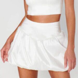 Show Me Your Mumu White Celeste Skort